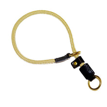 Load image into Gallery viewer, Black Rope Slip Collar