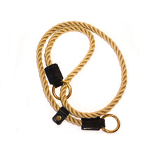 Load image into Gallery viewer, Black Figure of 8 Rope Training Collar