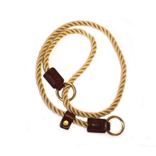 Load image into Gallery viewer, Dark Brown Figure of 8 Rope Training Collar