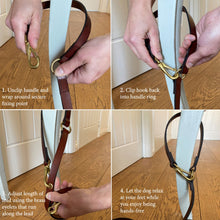 Load image into Gallery viewer, The Oxford Slip & Lead - Dark Brown