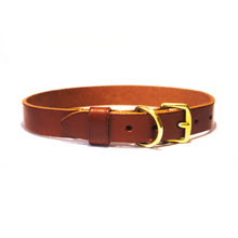 Load image into Gallery viewer, Tan Leather Dog Collar