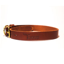 Load image into Gallery viewer, Tan Leather Dog Collar