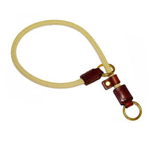 Load image into Gallery viewer, Dark Brown Rope Slip Collar
