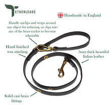 Load image into Gallery viewer, The Oxford Slip &amp; Lead - Black
