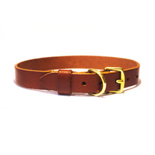 Load image into Gallery viewer, Tan Leather Dog Collar
