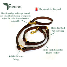 Load image into Gallery viewer, The Woodstock Slip &amp; Lead - Dark Brown
